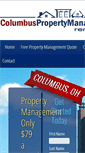 Mobile Screenshot of columbuspropertymanagementpros.com